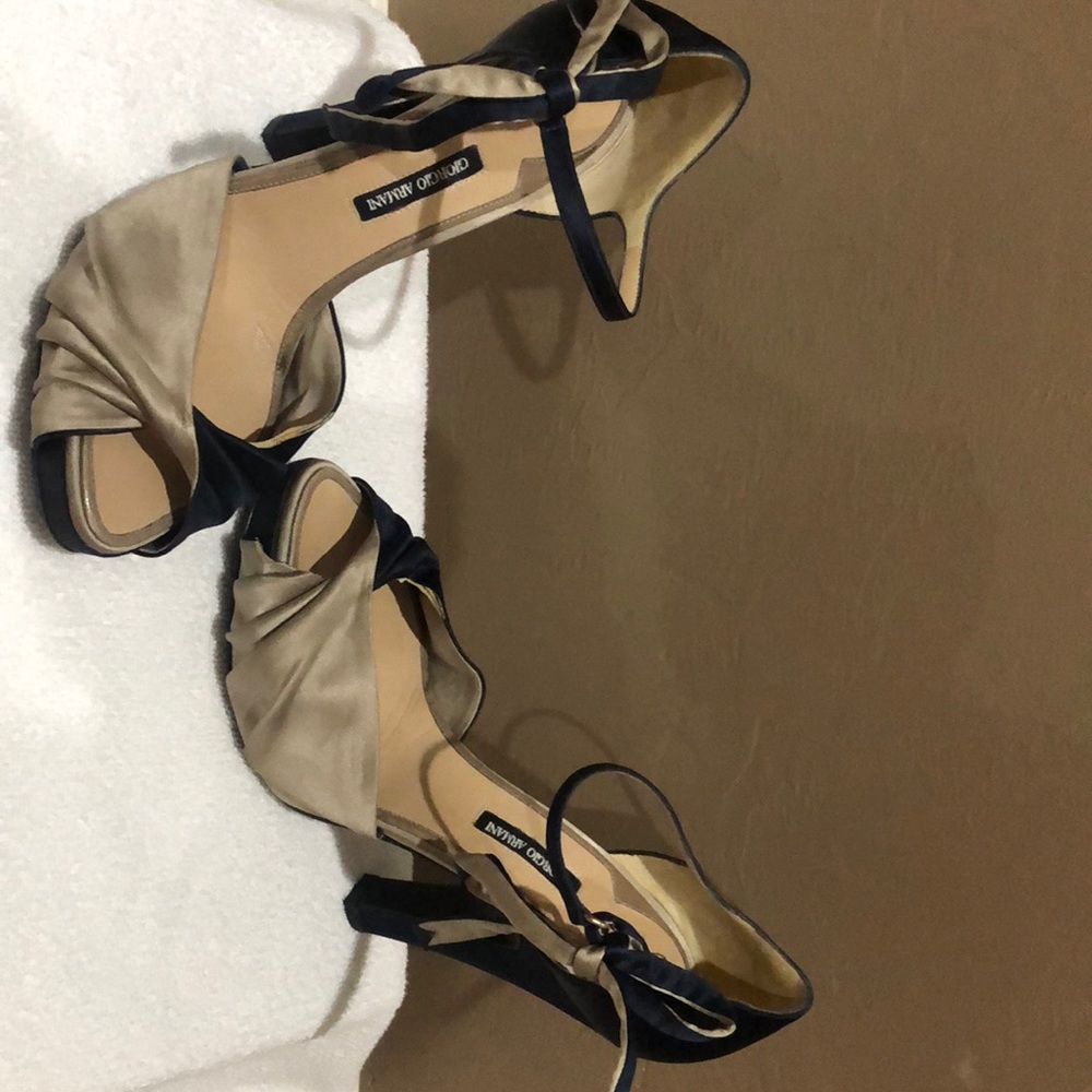 Blue and pewter Giorgio Armani size 37.